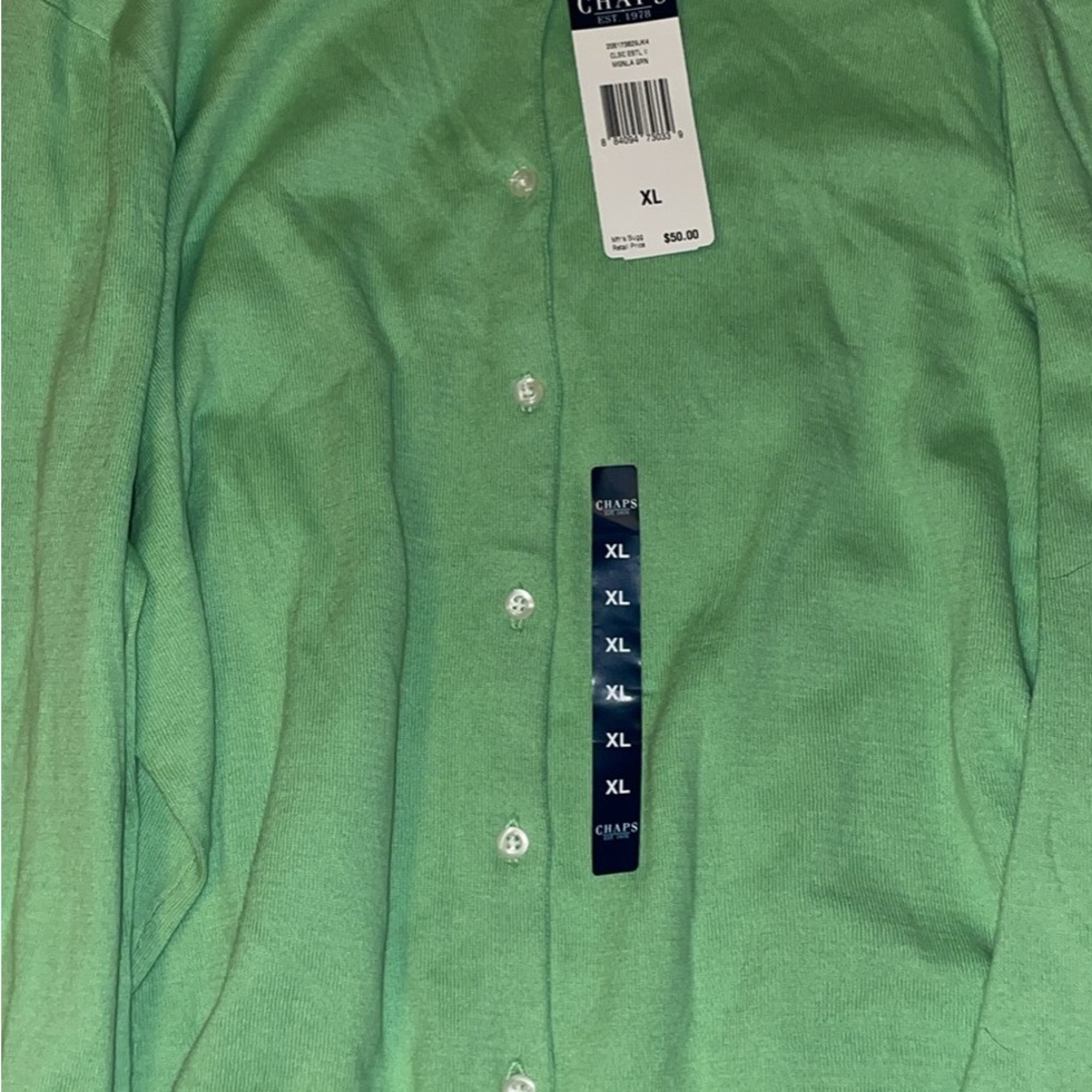 Chaps Mint Green Casual Shirt XL